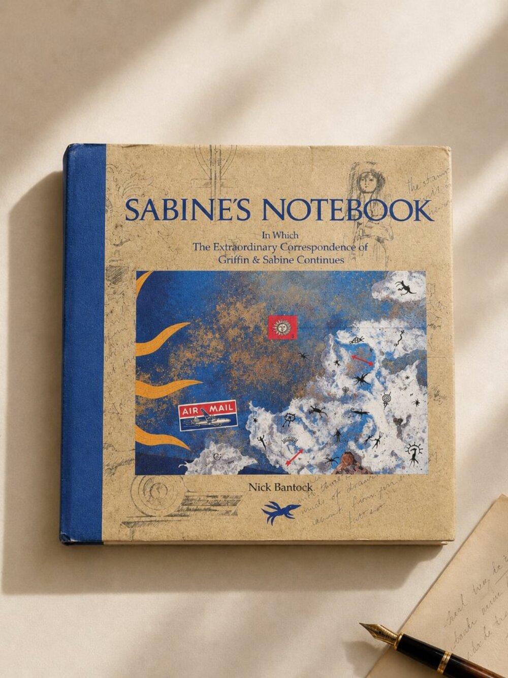 Sabine’s Notebook Nick Bantock Hardcover 1992 | Griffin & Sabine Series